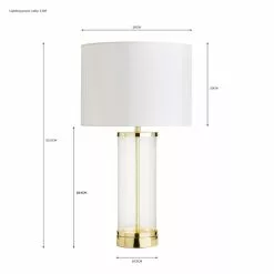Dunelm Tuscany Table Lamp -Cheap wall lights Store 30730517 alt07