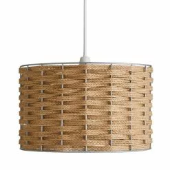Dunelm Shelley Rope Lamp Shade Natural 10 Dunelm Shelley Rope Lamp Shade Natural -Cheap wall lights Store 30730535 alt03