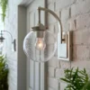 Dunelm Twain Outdoor 17cm Globe Glass Wall Light -Cheap wall lights Store 30730560