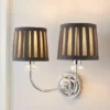 Dorma Genevieve 2 Light Grey Wall Light 1 Dorma Genevieve 2 Light Grey Wall Light -Cheap wall lights Store 30730572