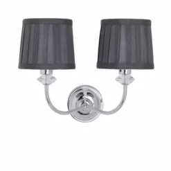 Dorma Genevieve 2 Light Grey Wall Light -Cheap wall lights Store 30730572 alt05