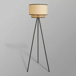 Dunelm Malika Cane 2 Tier Tripod Floor Lamp 12 Dunelm Malika Cane 2 Tier Tripod Floor Lamp -Cheap wall lights Store 30730580 alt04