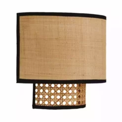 Dunelm Malika Cane Easy Fit Plug In Wall Light -Cheap wall lights Store 30730582 alt05