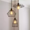 Dunelm Frances 3 Light Gunmetal Cluster Ceiling Fitting 1 Dunelm Frances 3 Light Gunmetal Cluster Ceiling Fitting -Cheap wall lights Store 30731122