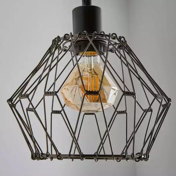 Dunelm Frances 3 Light Gunmetal Cluster Ceiling Fitting 5 Dunelm Frances 3 Light Gunmetal Cluster Ceiling Fitting - Image 3