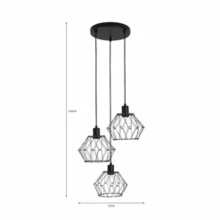 Dunelm Frances 3 Light Gunmetal Cluster Ceiling Fitting 13 Dunelm Frances 3 Light Gunmetal Cluster Ceiling Fitting -Cheap wall lights Store 30731122 alt07