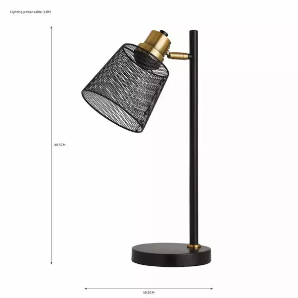 Dunelm Idris Industrial Task Lamp 8 Dunelm Idris Industrial Task Lamp - Image 6