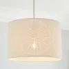 Dunelm Samira Laser Cut Drum Shade -Cheap wall lights Store 30731154