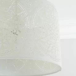 Dunelm Samira Laser Cut Drum Shade -Cheap wall lights Store 30731154 alt02