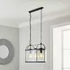Dunelm Hurricane 3 Light Black Ceiling Fitting