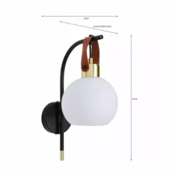 Dunelm Joan Wall Light -Cheap wall lights Store 30731181 alt07