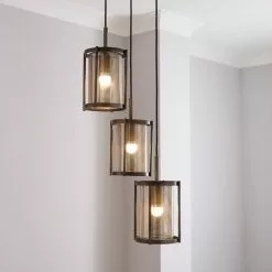 Dunelm Stefan 3 Light Cluster Ceiling Fitting