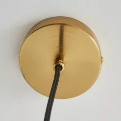 Dunelm Amber Retro 1 Light Pendant Ceiling Fitting -Cheap wall lights Store 30731216 alt03