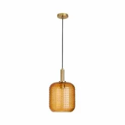 Dunelm Amber Retro 1 Light Pendant Ceiling Fitting -Cheap wall lights Store 30731216 alt05