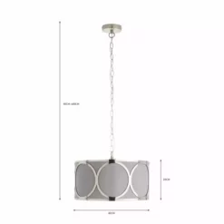 Dunelm Delphi 1 Light Pendant Ceiling Fitting -Cheap wall lights Store 30731220 alt07