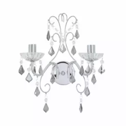 Dunelm Sophy 2 Light Wall Light -Cheap wall lights Store 30731224 alt05