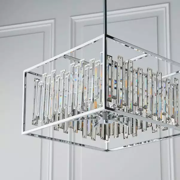 Vogue Lighting Vogue Crystal Juneau 6 Light Pendant Fitting 6 Vogue Lighting Vogue Crystal Juneau 6 Light Pendant Fitting - Image 4