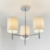 Vogue Lighting Vogue Dewey Chrome 3 Light Flush Ceiling Fitting 1 Vogue Lighting Vogue Dewey Chrome 3 Light Flush Ceiling Fitting -Cheap wall lights Store 30743005