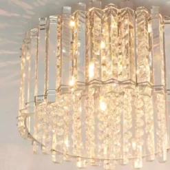 Vogue Lighting Vogue Crystal Blessing 4 Light Flush Ceiling Fitting -Cheap wall lights Store 30743026 alt02