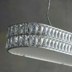 Vogue Lighting Vogue Crystal Armoury Integrated LED Diner Ceiling Fitting 75cm 11 Vogue Lighting Vogue Crystal Armoury Integrated LED Diner Ceiling Fitting 75cm -Cheap wall lights Store 30743084 alt03