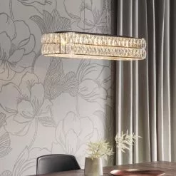 Vogue Lighting Vogue Crystal Armoury Integrated LED Diner Ceiling Fitting 75cm 12 Vogue Lighting Vogue Crystal Armoury Integrated LED Diner Ceiling Fitting 75cm -Cheap wall lights Store 30743084 alt04