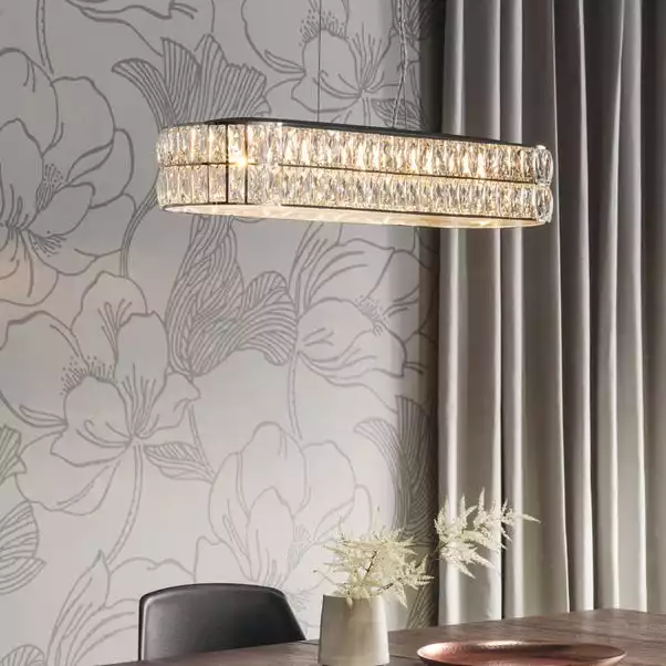 Vogue Lighting Vogue Crystal Armoury Integrated LED Diner Ceiling Fitting 75cm 7 Vogue Lighting Vogue Crystal Armoury Integrated LED Diner Ceiling Fitting 75cm - Image 5