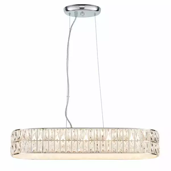 Vogue Lighting Vogue Crystal Armoury Integrated LED Diner Ceiling Fitting 75cm 8 Vogue Lighting Vogue Crystal Armoury Integrated LED Diner Ceiling Fitting 75cm - Image 6