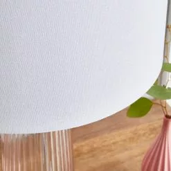 Dunelm Aero Ribbed Glass Table Lamp -Cheap wall lights Store 30752886 alt03