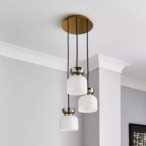 Dunelm Tien 3 Light Cluster Ceiling Fitting 4 Dunelm Tien 3 Light Cluster Ceiling Fitting - Image 2