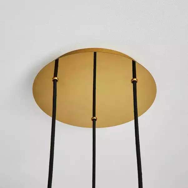 Dunelm Tien 3 Light Cluster Ceiling Fitting 6 Dunelm Tien 3 Light Cluster Ceiling Fitting - Image 4