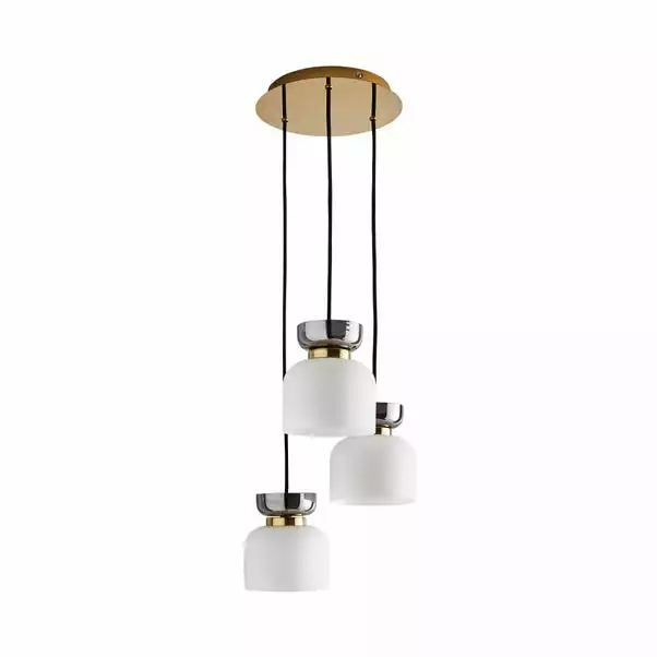 Dunelm Tien 3 Light Cluster Ceiling Fitting 7 Dunelm Tien 3 Light Cluster Ceiling Fitting - Image 5