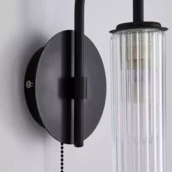 Dorma Henstone Black Bathroom Wall Light -Cheap wall lights Store 30752920 alt04