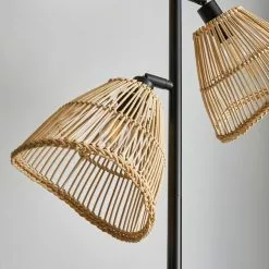 Elements Jaula 3 Light Rattan Floor Lamp -Cheap wall lights Store 30752932 alt02