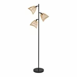 Elements Jaula 3 Light Rattan Floor Lamp -Cheap wall lights Store 30752932 alt05