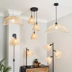 Elements Jaula Rattan Desk Lamp 13 Elements Jaula Rattan Desk Lamp -Cheap wall lights Store 30752933 alt06