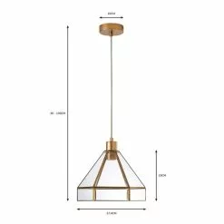 Dunelm Katja 1 Light Pendant Ceiling Fitting -Cheap wall lights Store 30752936 alt07