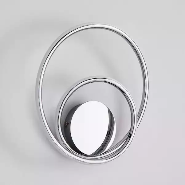 Dunelm Langdon Chrome Integrated LED Bathroom Wall Light 4 Dunelm Langdon Chrome Integrated LED Bathroom Wall Light - Image 2