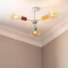 Dunelm Vevo 3 Light Semi Flush Ceiling Fitting 2 Dunelm Vevo 3 Light Semi Flush Ceiling Fitting -Cheap wall lights Store 30752954