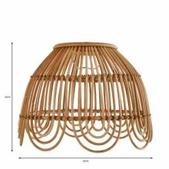 Dunelm Miah Rattan Easy Fit Pendant -Cheap wall lights Store 30753345 alt07