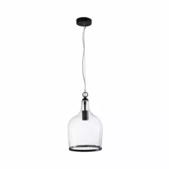 Dunelm Lenny 1 Light Black Ceiling Fitting -Cheap wall lights Store 30753350 alt05
