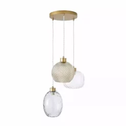 Dunelm Elodie 3 Light Cluster Ceiling Fitting -Cheap wall lights Store 30753363 alt05