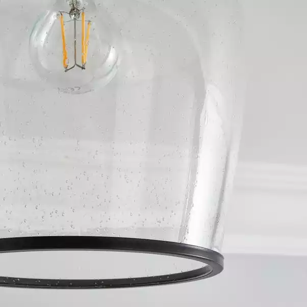 Dunelm Lenny 1 Light Black Flush Ceiling Fitting 5 Dunelm Lenny 1 Light Black Flush Ceiling Fitting - Image 3