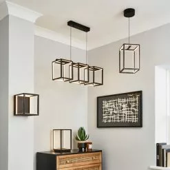 Dunelm Depere Integrated LED Black Table Lamp -Cheap wall lights Store 30753391 alt06