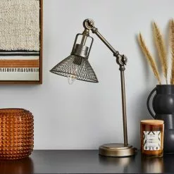 Dunelm Nicholas Industrial Table Lamp -Cheap wall lights Store 30753392 alt01