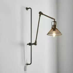Dunelm Nicholas Industrial Adjustable Wall Light
