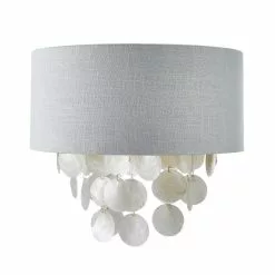 Dunelm Gemini Capiz Easy Fit Pendant -Cheap wall lights Store 30753396 alt05