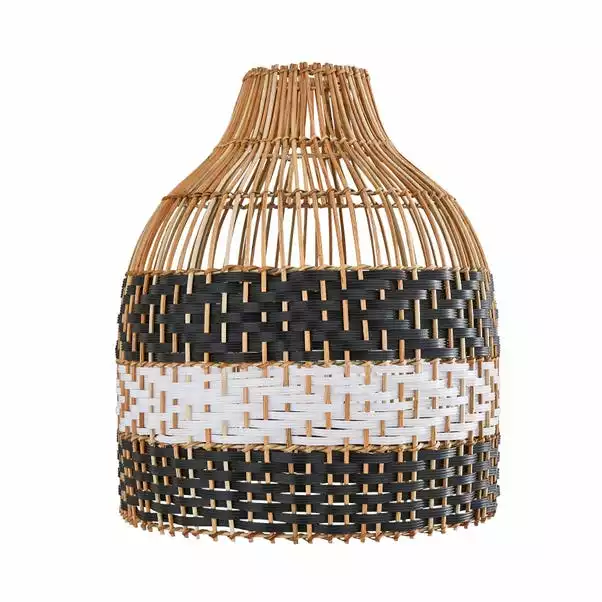Dunelm Yanha Rattan Easy Fit Pendant 40cm 6 Dunelm Yanha Rattan Easy Fit Pendant 40cm - Image 4