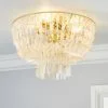 Dunelm Abanna Flush Ceiling Fitting