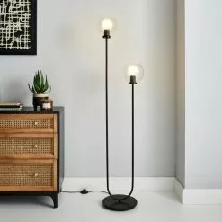 Dunelm Apartment 2 Light Floor Lamp
