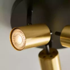 Dunelm Carter 3 Light Gold Spotlight -Cheap wall lights Store 30754821 alt04